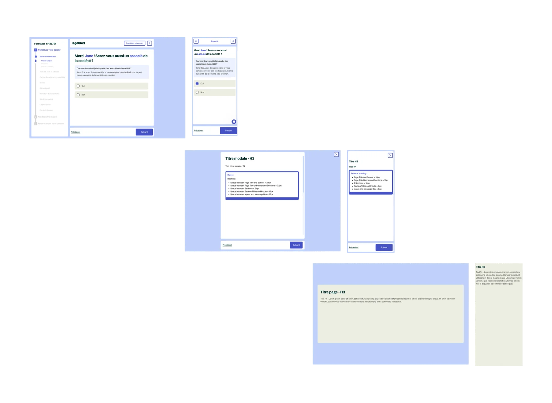Layout templates