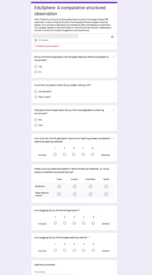 EduSphere app screen