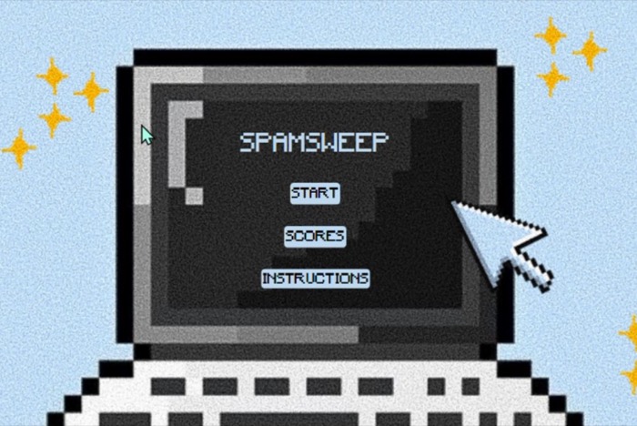SpamSweep gameplay